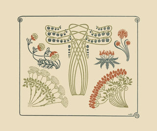 design astratto basato su piccoli fiori - Maurice Pillard Verneuil — vista dell’opera