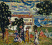 Village della Nuova Inghilterra - Maurice Prendergast — vista dell’opera