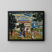 Village della Nuova Inghilterra - Maurice Prendergast — quadro incorniciato alla parete