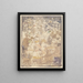 Scène de café en plein air - Maurice Prendergast — quadro incorniciato alla parete