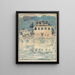 Omnibus parigino - Maurice Prendergast — quadro incorniciato alla parete