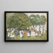 Pedoni in un parco - Maurice Prendergast — quadro incorniciato alla parete