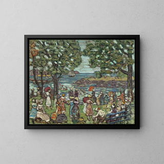 Baia di Salem - Maurice Prendergast — quadro incorniciato alla parete