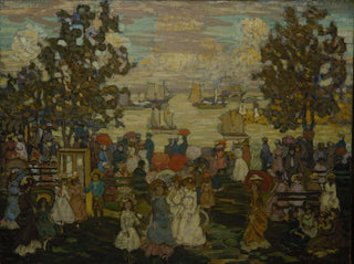 Salem Willows - Maurice Prendergast — vista dell’opera