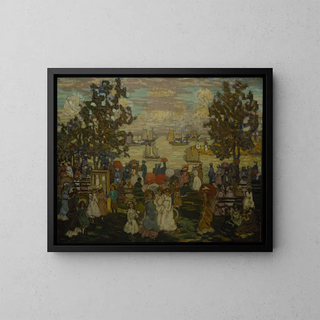 Salem Willows - Maurice Prendergast — quadro incorniciato alla parete