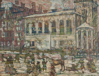 Giorno di neve a Boston - Maurice Prendergast — vista dell’opera