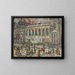 Giorno di neve a Boston - Maurice Prendergast — quadro incorniciato alla parete