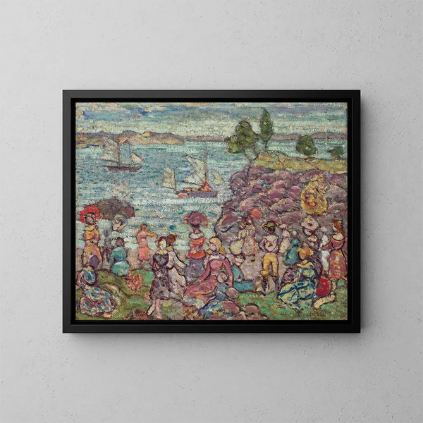 La Course de Bateaux - Maurice Prendergast — quadro incorniciato alla parete