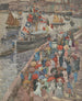 Le Quai Venise - Maurice Prendergast — vista dell’opera