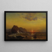 Tramonto sulle onde - Mauritz Frederick Hendrick de Haas — quadro incorniciato alla parete