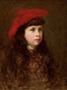 Ritratto di una ragazza con berretto rosso - Maurycy Trębacz — vista dell’opera