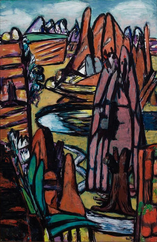 Max Beckmann - Boulder Rocky Landscape.webp