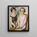 Ritratto doppio - Max Beckmann — quadro incorniciato alla parete