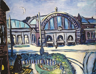 Gare di Francoforte sul Meno - Max Beckmann — vista dell’opera