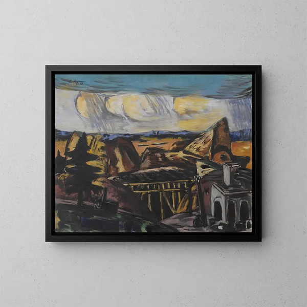 Riproduzione del dipinto Grande carriera in Alta Baviera - Max Beckmann