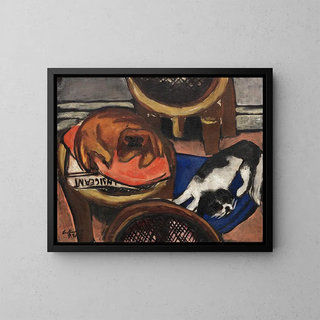 Max Beckmann - Majong und Chilly Hunde.webp