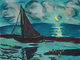 Max Beckmann - Mondnacht am Meer grn.webp