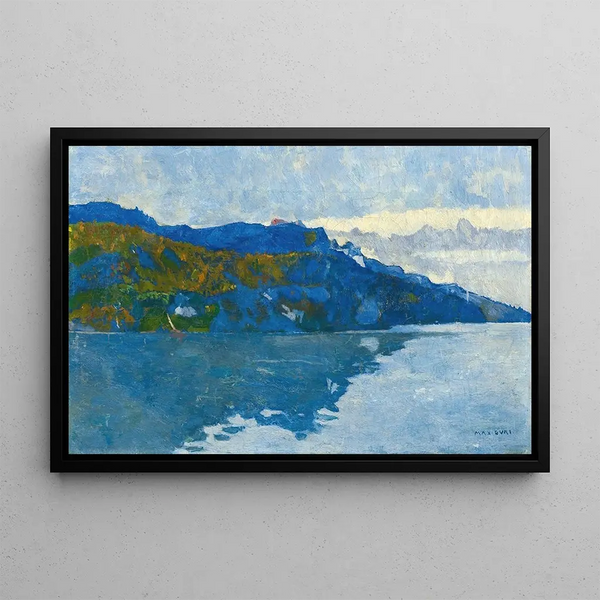Lago di Brienz - Max Buri — quadro incorniciato alla parete