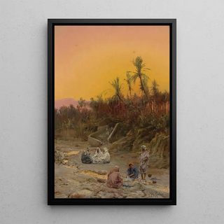 Max Friedrich Rabes - Evening In Biskra.webp