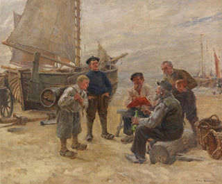 Max Gaisser - Fischer am Strande.webp