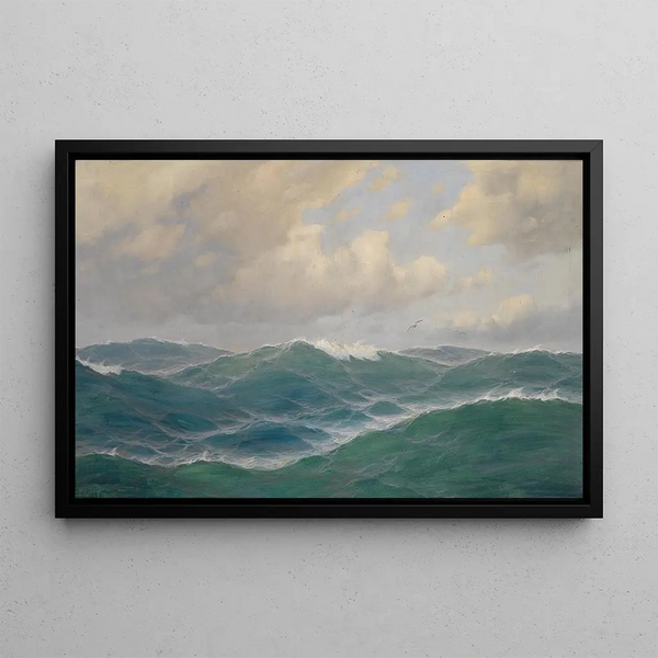 In alto mare - Max Jensen — quadro incorniciato alla parete