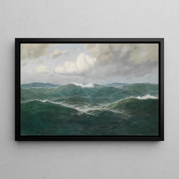 Mer Agitée - Max Jensen — quadro incorniciato alla parete