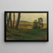 Un paesaggio - Max Kahrer — quadro incorniciato alla parete