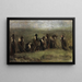 Lavoratori nei campi di barbabietole, studio - Max Liebermann — quadro incorniciato alla parete