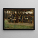 À Etzenhausen, giardino-ristorante - Max Liebermann — quadro incorniciato alla parete