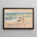 Baignade sur la plage - Max Liebermann — quadro incorniciato alla parete