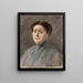 Ritratto dell'attrice Else Lehmann - Max Liebermann — quadro incorniciato alla parete