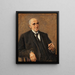 Ritratto del produttore di tessuti Carl Lewin - Max Liebermann — quadro incorniciato alla parete