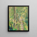 Allée di betulle nel giardino di Wannsee - Max Liebermann — quadro incorniciato alla parete