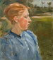 Ragazza in blu nel paesaggio - Max Liebermann — vista dell’opera