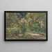 Piante fiorite nel giardino utilitario verso nord-ovest - Max Liebermann — quadro incorniciato alla parete