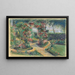 Il giardino di rose a Wannsee - Max Liebermann — quadro incorniciato alla parete