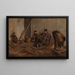 Il tessitore di cesti - Max Liebermann — quadro incorniciato alla parete