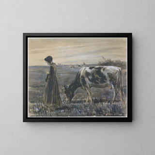 Max Liebermann - Girl with cow.webp