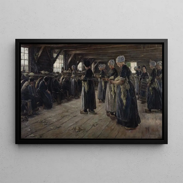 Max Liebermann - The Flax Barn at Laren.webp