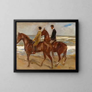 Max Liebermann - Two Riders On The Beach.webp