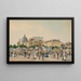 Antico Naschmarkt e Karlskirche - Max Neubauer — quadro incorniciato alla parete