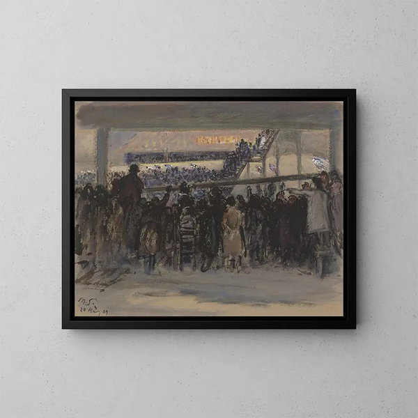 Corsa di sei giorni di Berlino - Max Slevogt — quadro incorniciato alla parete