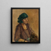 Ritratto di una dama - Max Slevogt — quadro incorniciato alla parete