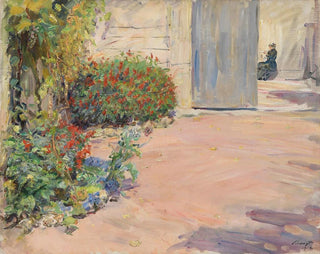 Sentiero nel giardino verso la casa estiva di Godramstein - Max Slevogt — vista dell’opera