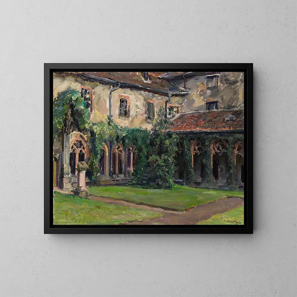 Cloître de l'abbaye des Augustins à Landau II - Max Slevogt — quadro incorniciato alla parete