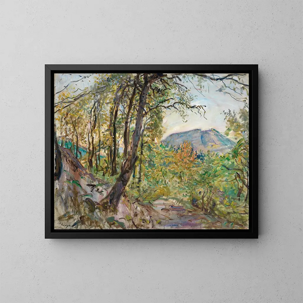 Paesaggio palatino - Max Slevogt — quadro incorniciato alla parete
