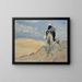 Tempesta di sabbia nel deserto libico - Max Slevogt — quadro incorniciato alla parete