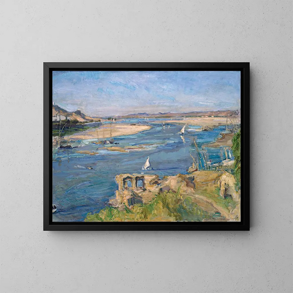 Le Nil près d'Assouan - Max Slevogt — quadro incorniciato alla parete