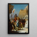 Construction des pyramides - Max Thedy — quadro incorniciato alla parete