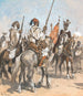 Bédouins a cavallo - Max Tilke — vista dell’opera